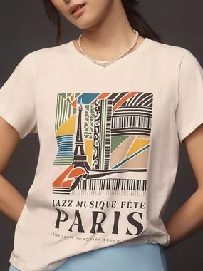 NWOT Anthropologie Paris X
Wild Fever Studio Paris Graphic
Tee